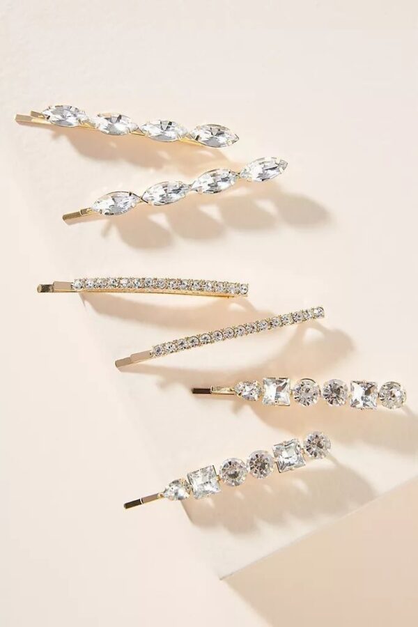 เซตกิ๊บเพชรเม็ดกลม - เซตกิ๊บติดผมเม็ดกลมประดับเพชรเรียง