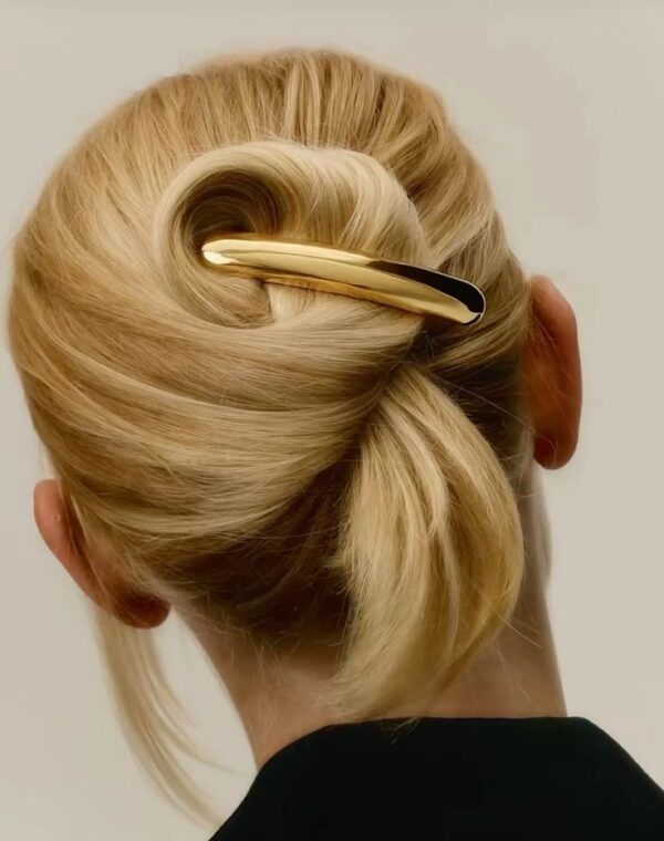 กิ๊บผมมวยใหญ่ - กิ๊บโลหะดีไซน์โค้งใหญ่ เหมาะสำหรับมวยผม