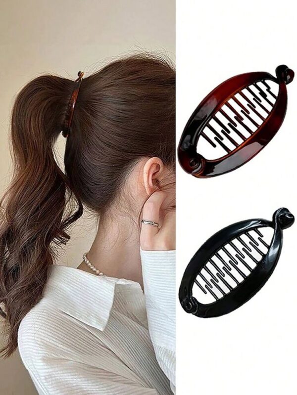 กิ๊บหนีบผมทรงกล้วย - กิ๊บหนีบผมทรงกล้วย 2 ชิ้น