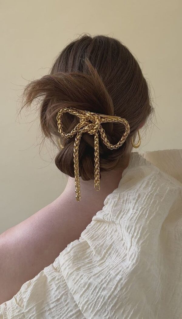 กิ๊บโบว์มินิมอล - กิ๊บโลหะทรงโบว์