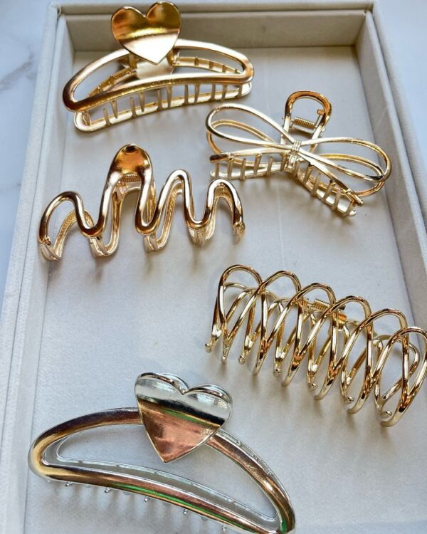 เซตกิ๊บหนีบผมโลหะ - กิ๊บหนีบผมโลหะหลายทรง