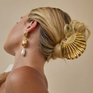 หวีสับรูปพัด - หวีสับโลหะรูปทรงพัดดีไซน์เก๋